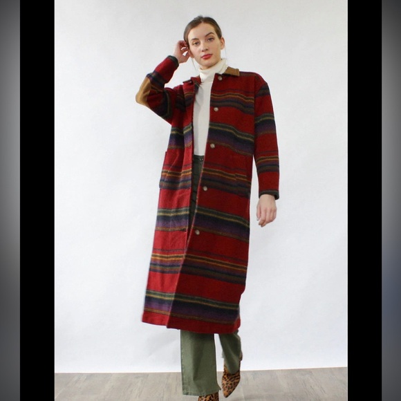 Vintage Woolrich Wool Blanket Coat - Picture 1 of 7